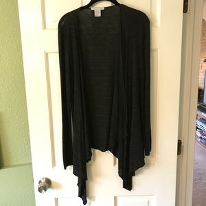 Black cardigan